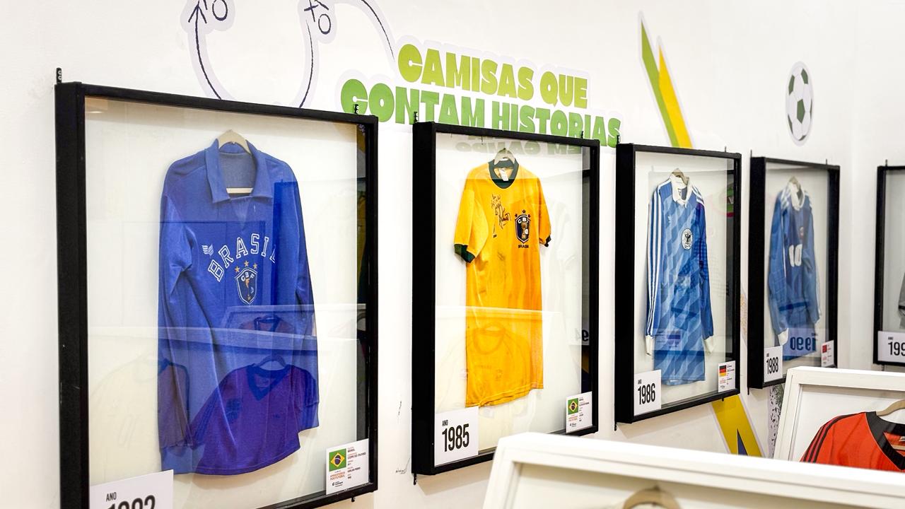 Tá rolando no Guara uma exposição para quem é apaixonado por futebol